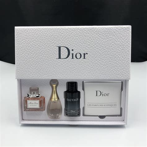 dior perfume gift set men|christian dior perfume miniature sets.